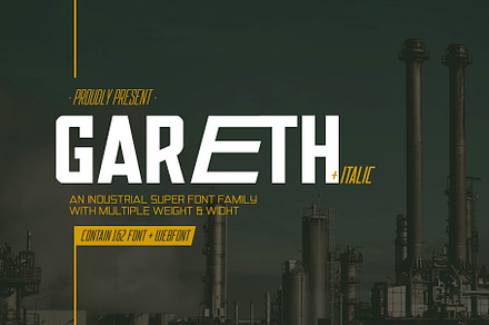 Gareth Italic Font Family