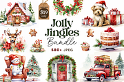 Jolly Jingles Bundle, a Seasonal Illustration by artsy-fartsy (Thumbnail 1 of 7)
