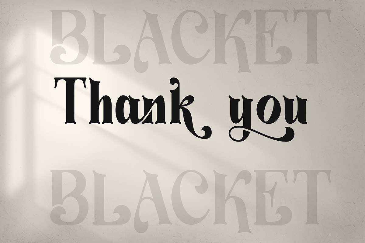 Blacket, a Serif Font by Letterara (Photo 8 of 8)