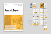 Annual Report Template, a Brochure Template by ElvinPrint (Thumbnail 1 of 8)