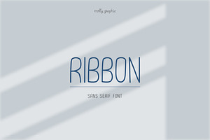 RIBBON Sans Serif Font