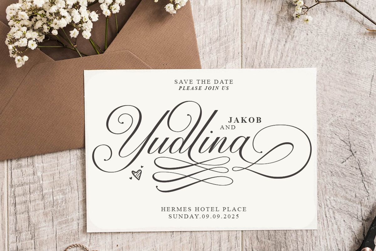 Andertime Calligraphy, a Script Font by IM Studio (Photo 7 of 10)