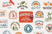 Animals & Outdoors Badges Vol. 1, a Branding & Logo Template by Skilline Supply Co. (Thumbnail 1 of 10)