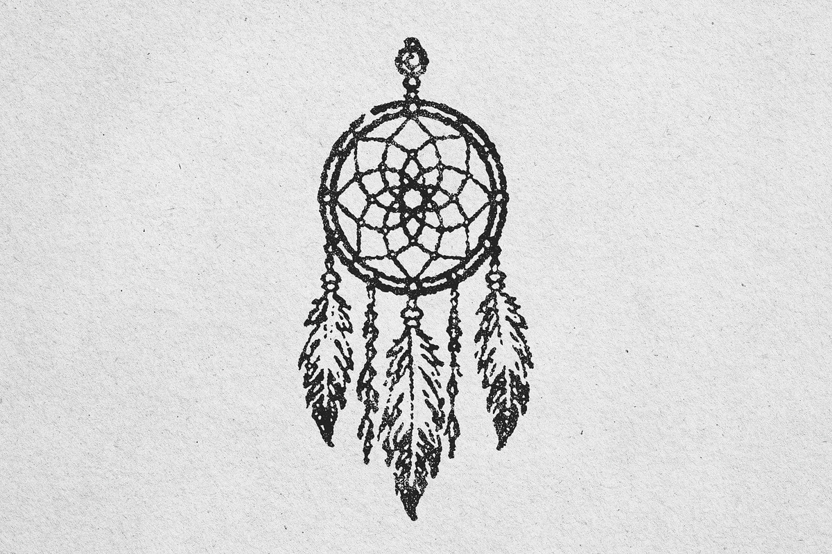 Vintage Dreamcatcher Illustration, an Object Illustration by lettett (Photo 3 of 3)