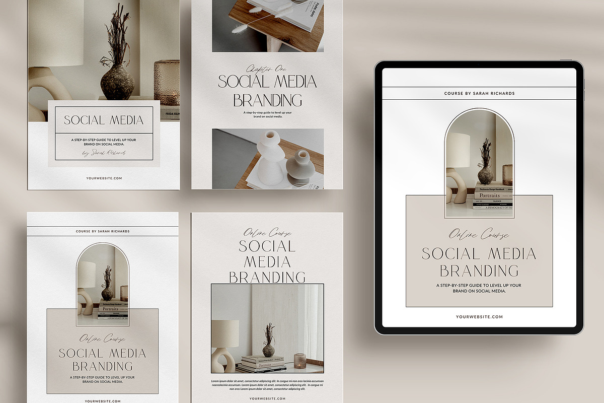 Savanna Workbook Canva Template, a Marketing Template by Amaré Creative (Photo 7 of 10)