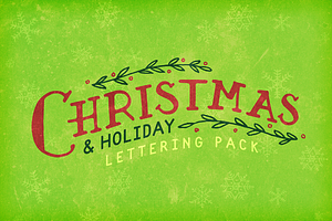 Christmas Lettering Pack