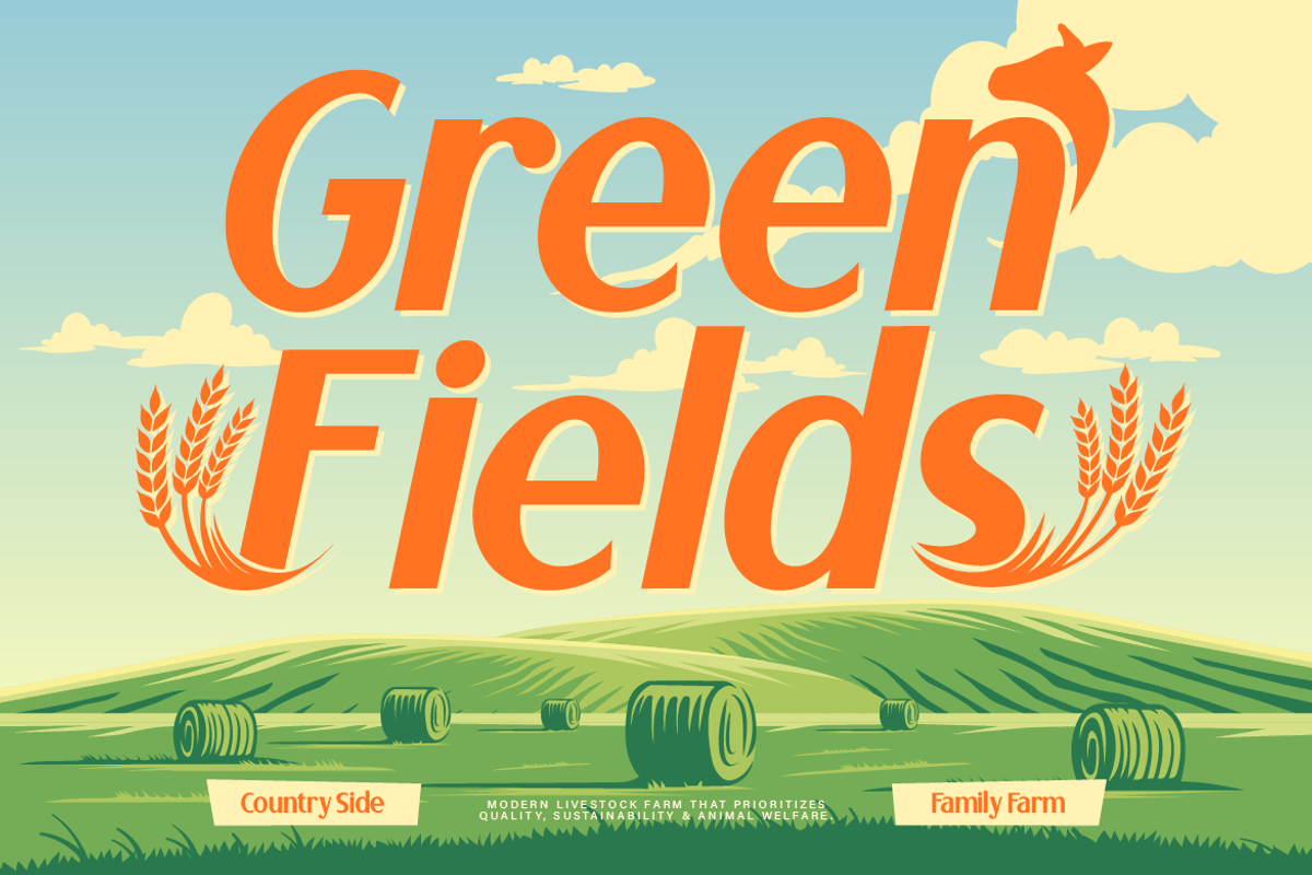 Farmilo, a Sans Serif Font by Burntilldead (Photo 3 of 12)