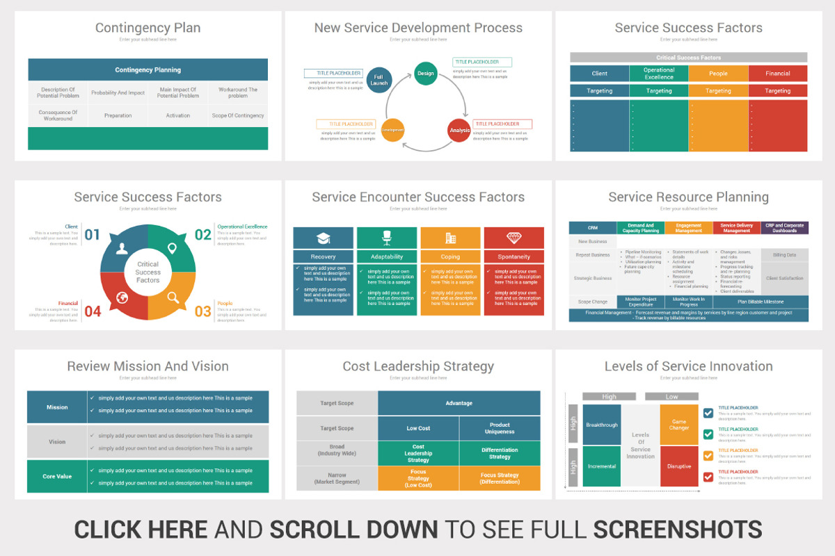 Launching A New Service  Design, a Presentation Template by OceanArt (Photo 8 of 16)