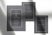 Art Deco Wedding Suite, an Invitation Template by cafelab_store (Thumbnail 4 of 5)