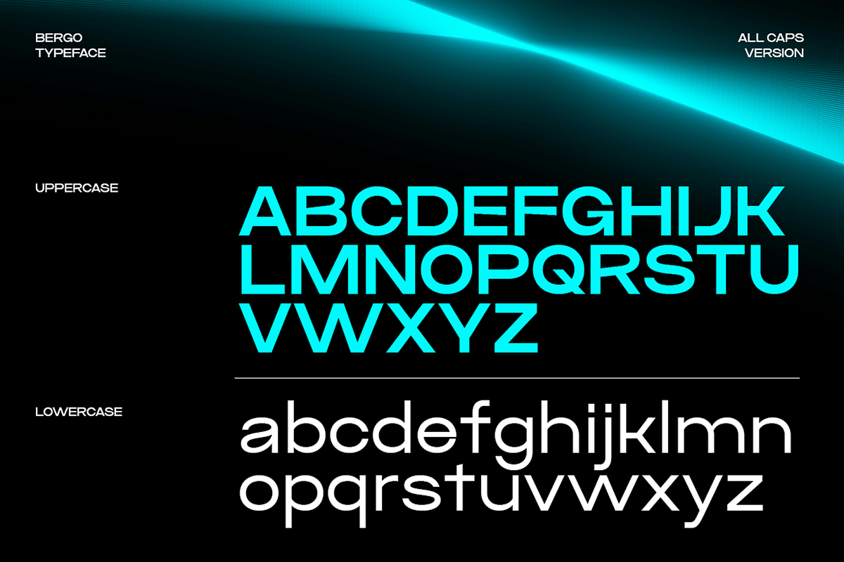 Bergo - Modern Expanded Display Font, a Sans Serif Font by Pekotype (Photo 3 of 15)