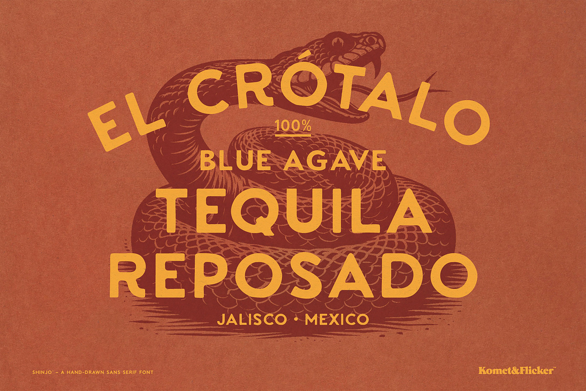 Shinjo - A Handmade Sans Serif, a Sans Serif Font by Komet & Flicker (Photo 9 of 15)