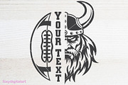 Viking Football SVG Sports Logo, a Sport Illustration by FOXYdigitalart (Thumbnail 1 of 3)