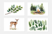 Evergreen Forest, a Seasonal Illustration by artsy-fartsy (Thumbnail 7 of 7)