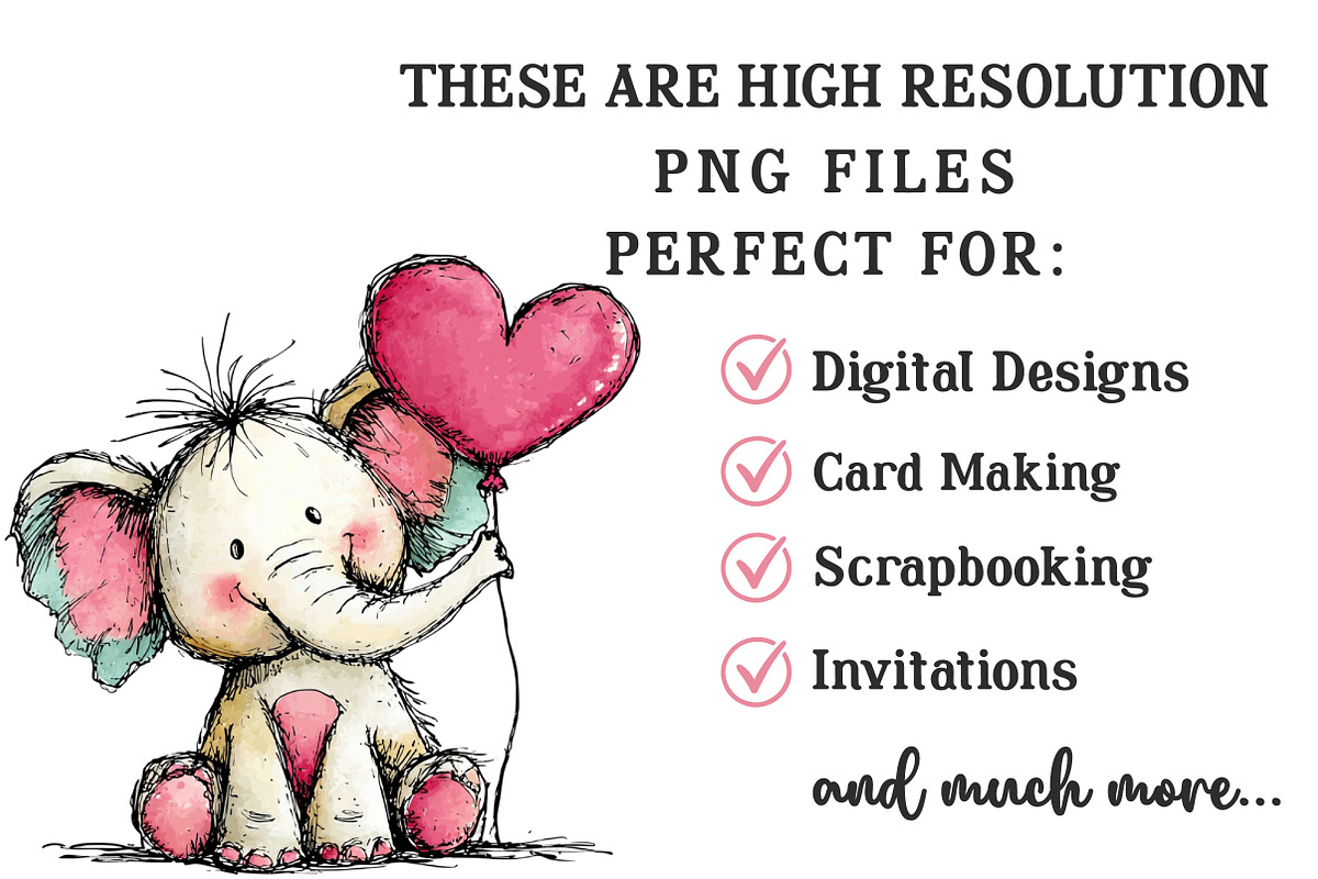 Hand Drawn Valentine Clipart, an Illustration by OK Design (Photo 4 of 6)
