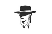 Cowgirl in hat graphic, a Person Illustration by Anastasy_helter (Thumbnail 3 of 3)