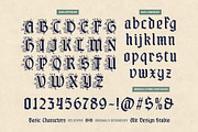 Soul Clock Typeface, a Blackletter Font by alit design (Thumbnail 9 of 20)
