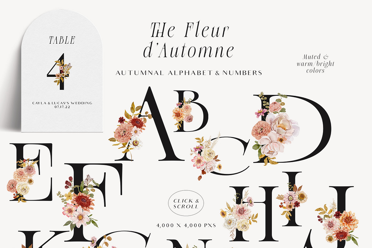 Autumn fall Watercolor warm flowers, a Seasonal Illustration by Grace Noboa Illustrations (Photo 5 of 6)