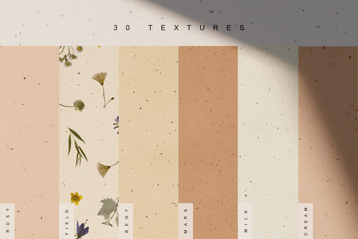 Blush Vintage Dry Flower Textures, a Texture Graphic by NassyArt (Photo 2 of 9)