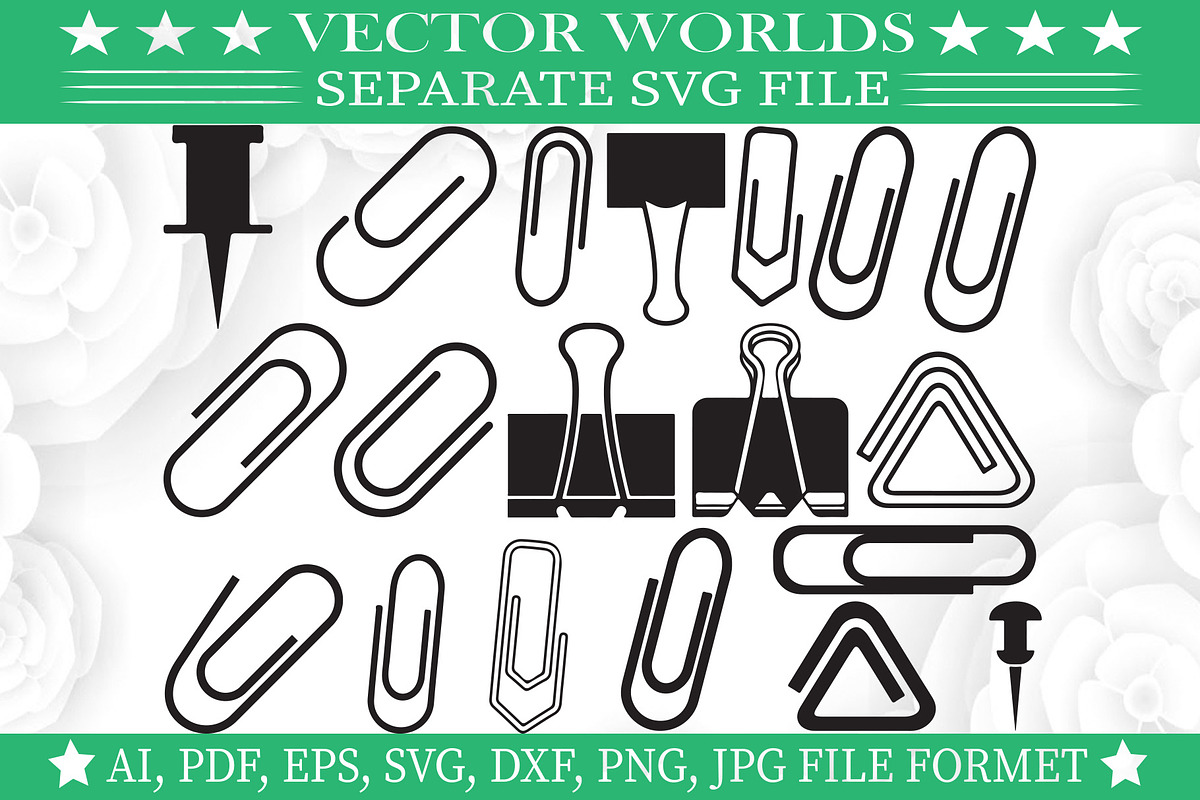 Binder Clip Svg, Binder, Clip Svg, an Object Graphic by VectorWorlds (Photo 3 of 3)