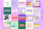 RETRICA Instagram Graphics & Systems, a Social Media Template by Luna Studio (Thumbnail 5 of 8)