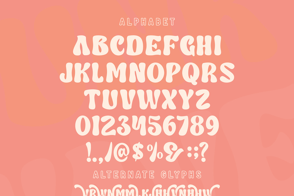Funky Wavey, a Handwritten Font by Mini_World (Photo 5 of 6)