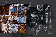 Alchemy. Magic bullet journal set, an Illustration by Scarlet Heath Art (Thumbnail 6 of 13)