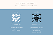 Patterned Tile Vectors, a Decorative Illustration by Emma Webb Studio (Thumbnail 5 of 6)