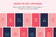 Christmas Instagram Highlight Covers, a Design Template by Amogh Design (Thumbnail 3 of 9)