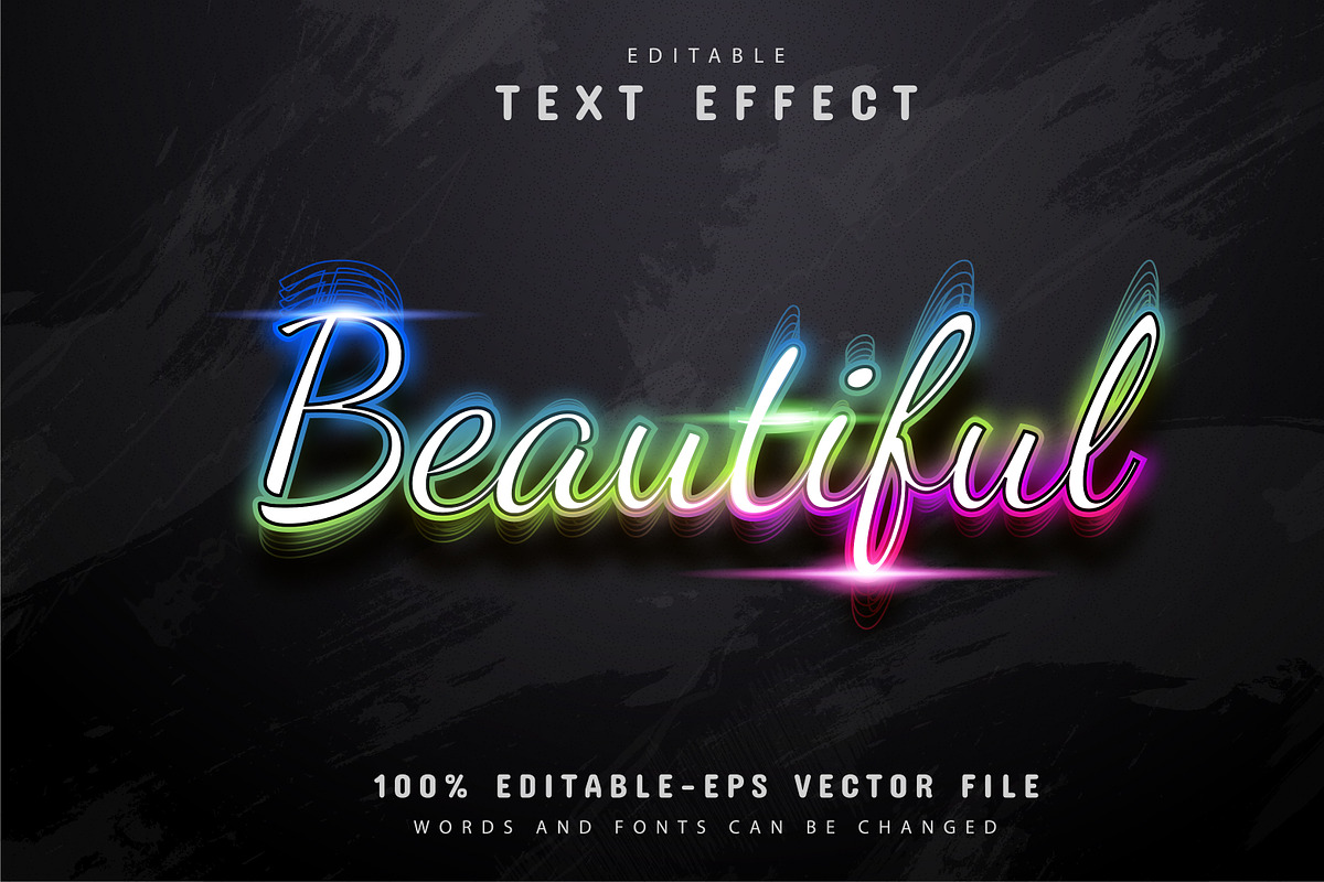 40 Neon text effect editable, a Plug-in Add-On by Aglonemadesign (Photo 20 of 20)
