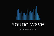 audio music logo sound wave design, a Branding & Logo Template by Maylianaw28 (Thumbnail 2 of 2)