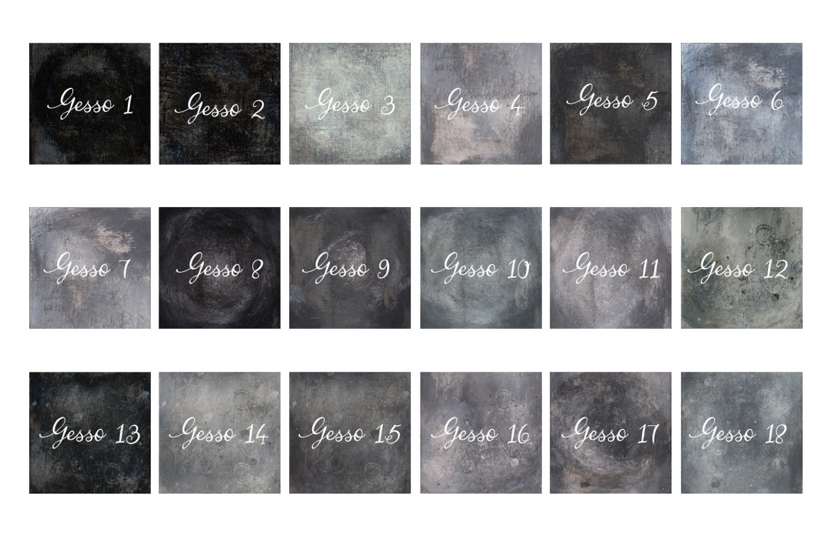 Gesso Digital Art Textures, a Texture Graphic by Alegreya (Photo 2 of 6)