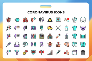 Coronavirus Icons, a Duotone Icon by Wencory
