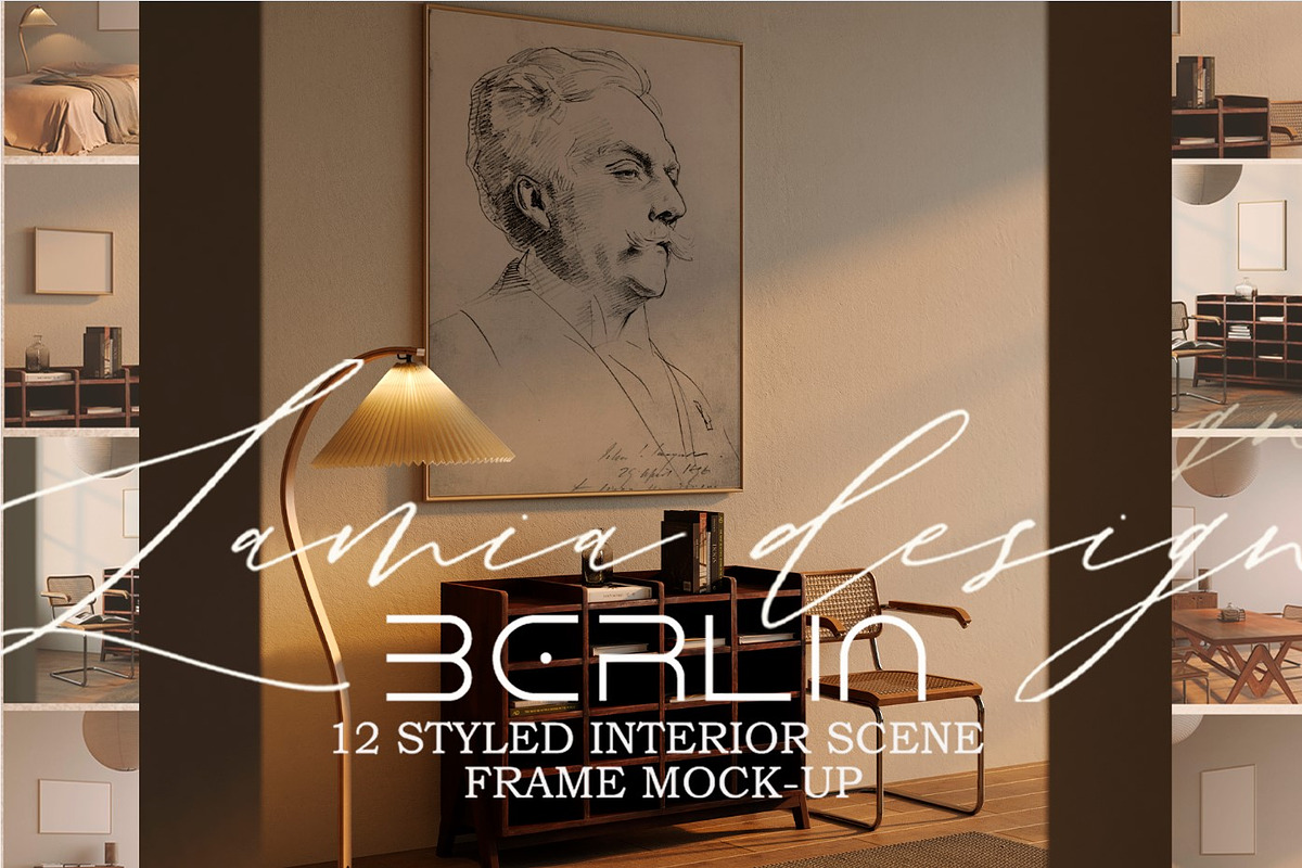 Berlin  Interior & Mockup Frames, a Household Mockup by LAMIA DESIGN (Photo 1 of 20)