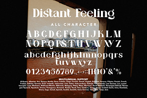 Distant Feeling - Serif Font