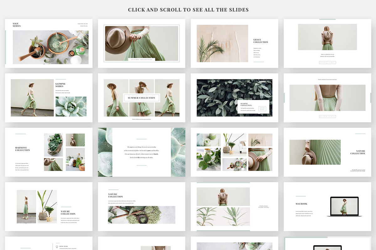 Ginkgo PowerPoint Presentation, a Presentation Template by Studio Sumac (Photo 6 of 6)