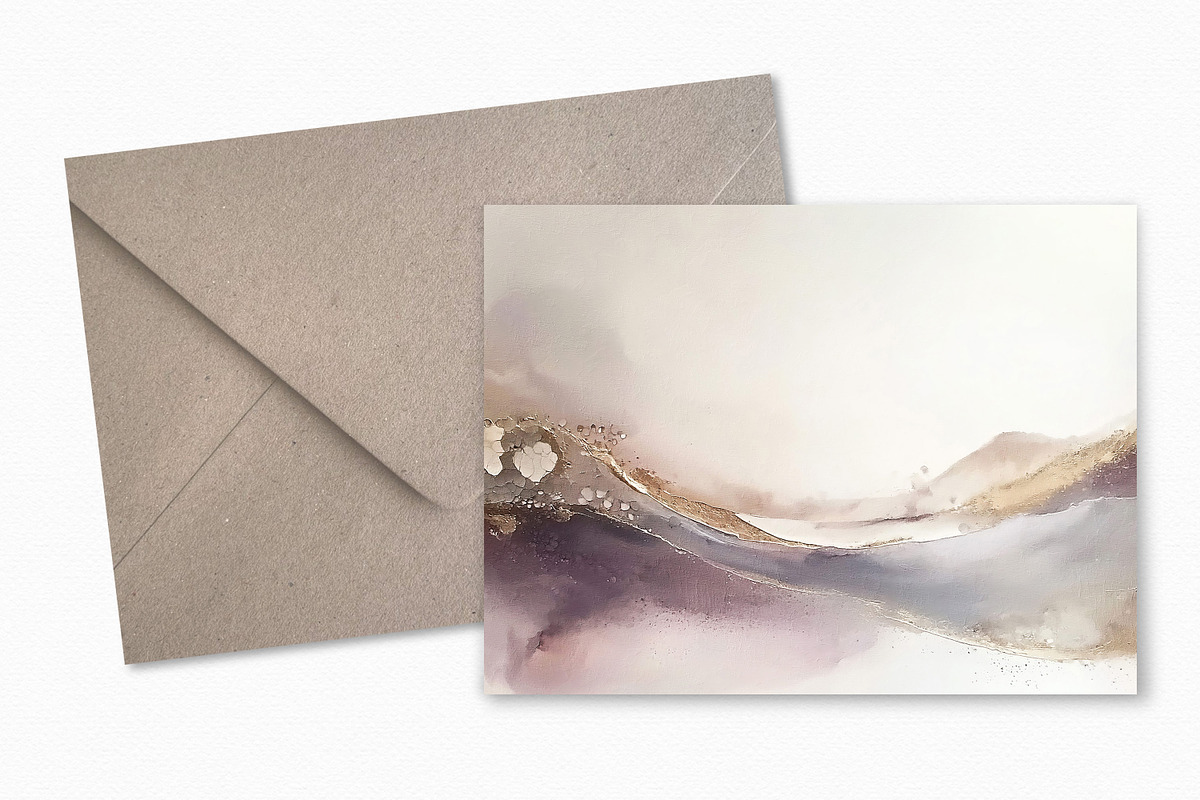 Misty Mauve Horizons, a Decorative Illustration by rileyBgraphics (Photo 5 of 7)