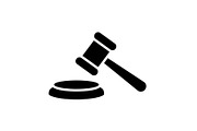 Justice Gavel Silhouette Bundle, a Graphic by hafijul (Thumbnail 2 of 14)