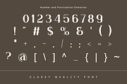 Classic Quality | Classy Sans Serif, a Sans Serif Font by Masyafi Studio (Thumbnail 5 of 8)