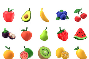 Fruits 3D Icon