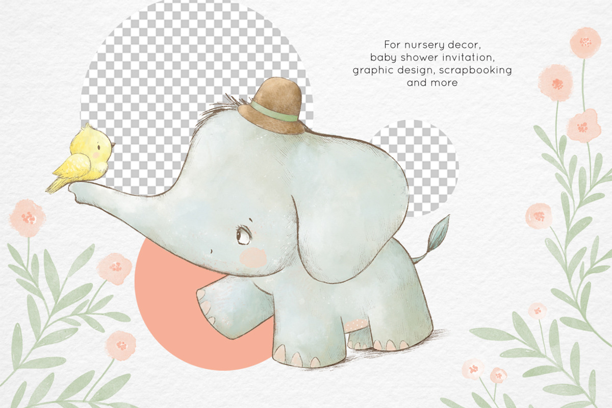 Watercolor baby animals, an Animal Illustration by Magic & Dreams (Photo 3 of 8)