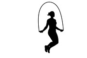 An energetic Jump Rope Silhouette, an Illustration by Amazin_art (Thumbnail 26 of 31)