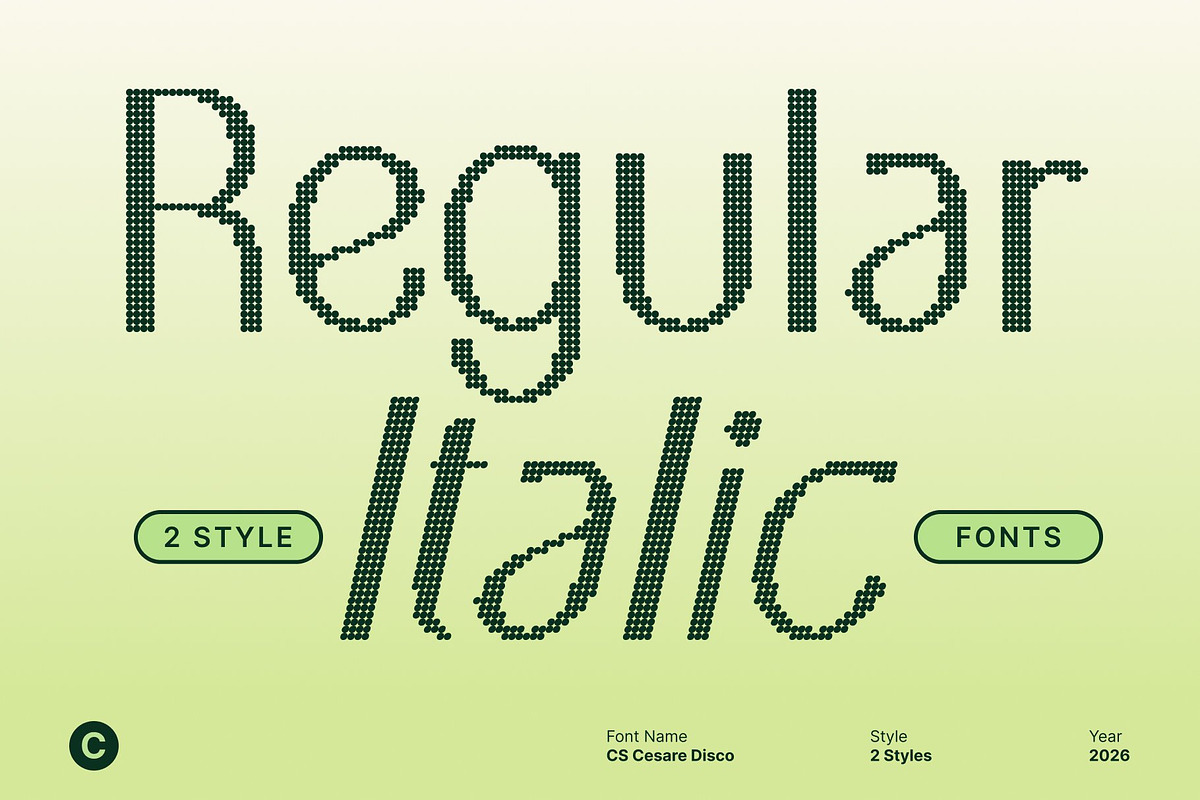 CS Cesare Disco, a Sans Serif Font by Craft Supply Co. (Photo 4 of 8)