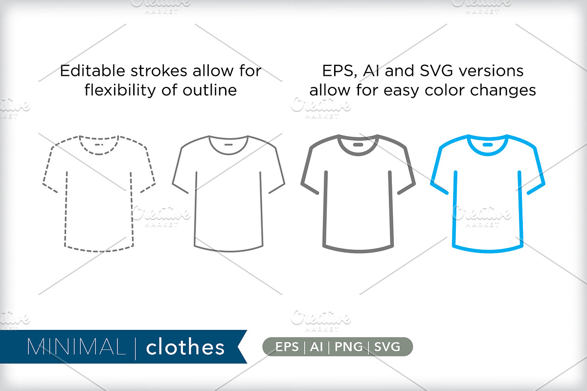 Minimal clothes icons, an Outline Icon by Picture Window (Photo 5 of 5)