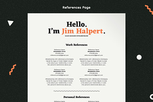 Human-Voiced Resume CV Template