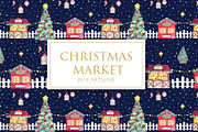 Watercolor CHRISTMAS MARKET, a Decorative Illustration by S_ARTLOVE (Thumbnail 8 of 8)