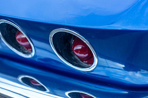 Fragment of a vintage car - rear lig, a Wallpaper Photo by Photo Kaminski