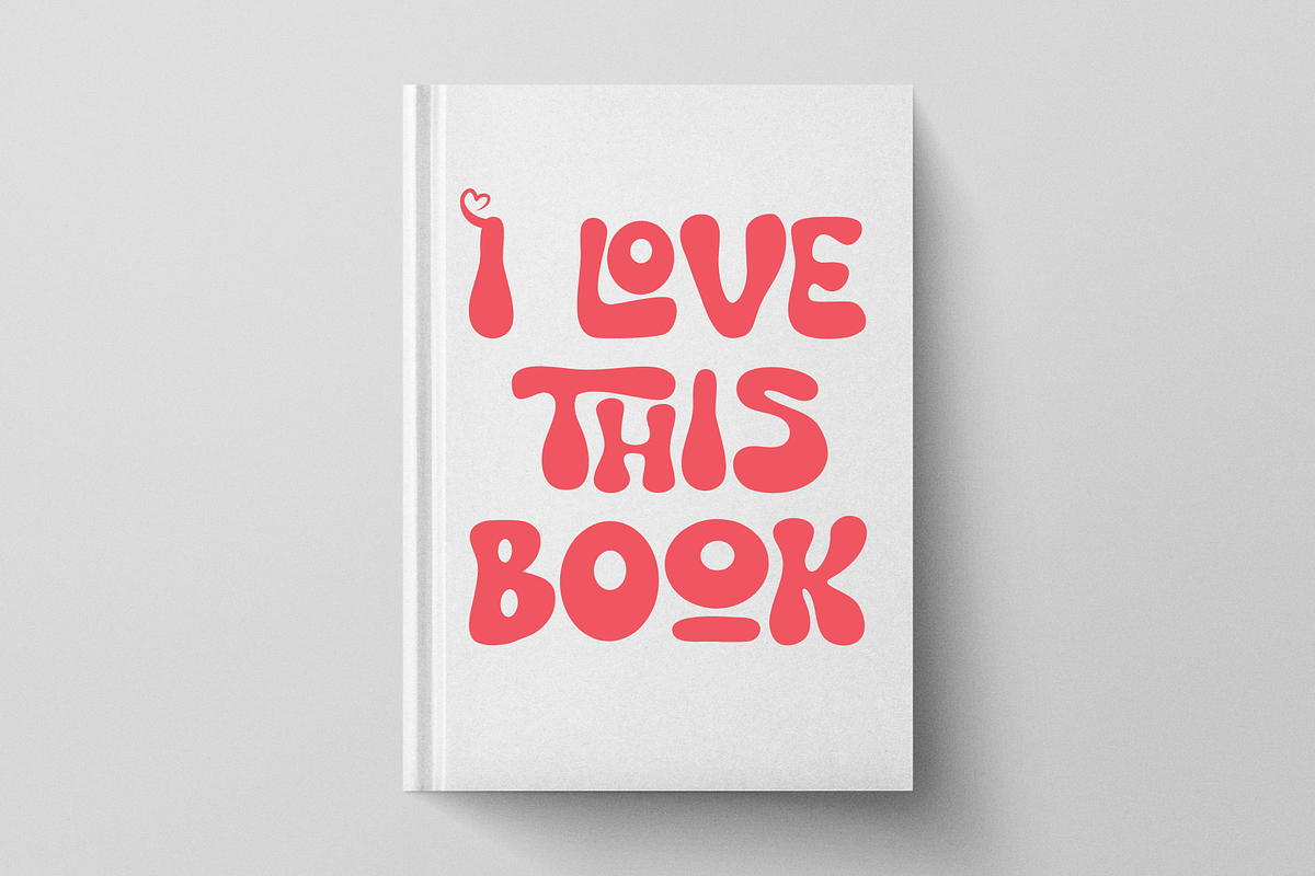 Love Groovy is a Display Font, a Handwritten Font by Brown Cupple (Photo 5 of 7)