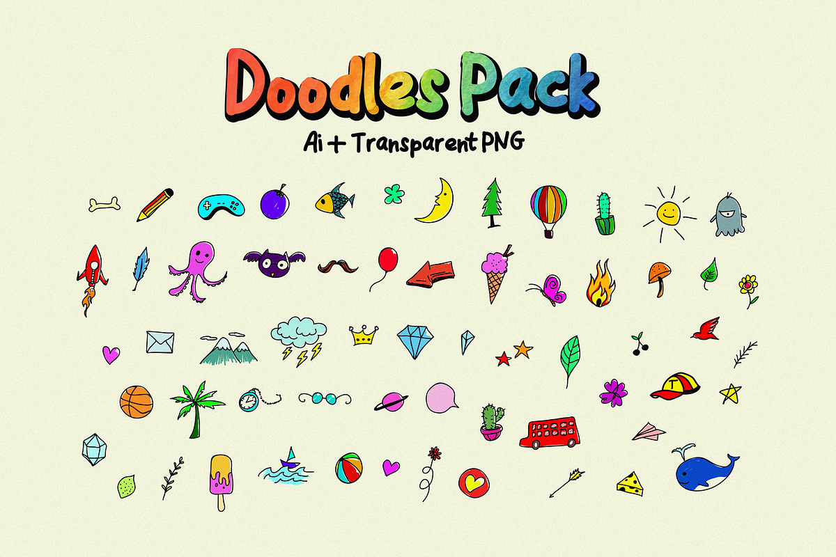 Fun Story Font + 60 Illustration preview 6