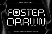 CS Foster Drawn, a Sans Serif Font by Craft Supply Co. (Thumbnail 1 of 8)