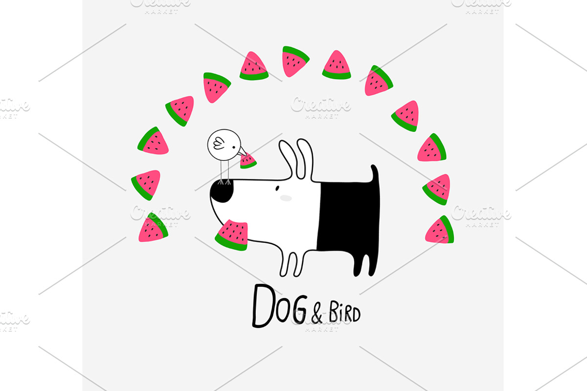 Dog & Bird Collection 3, an Animal Illustration by Irene Loal (Photo 8 of 11)